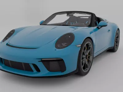 Porsche Speedster 3D model