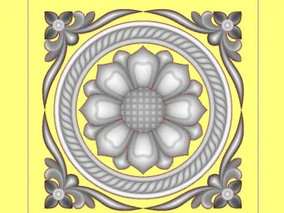 floral design15 3D model