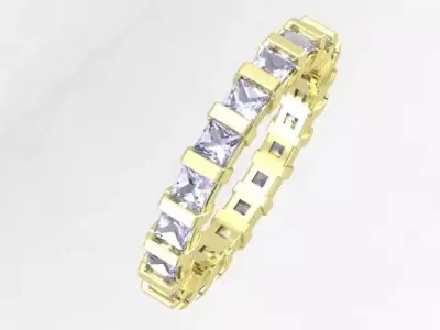 princess ring  3D print model