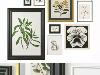 Gallery Wall 99 3D model