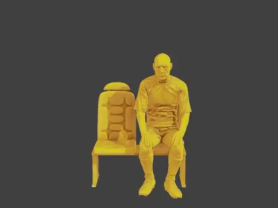 Soccer Player SP 011 3D print model