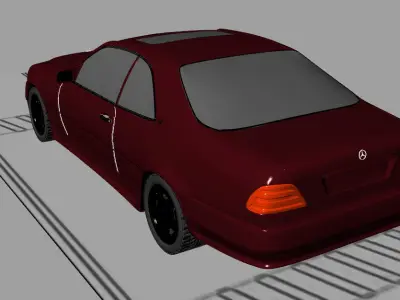 mercedes benz cls 3D model purchase