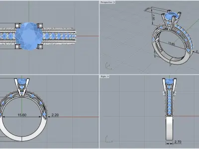 ring code 109 3D print model