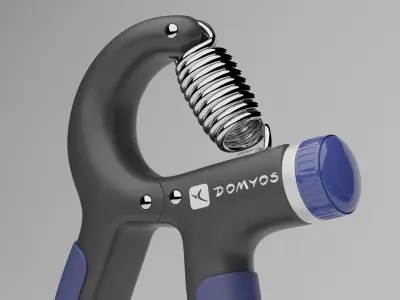 Adjustable Fitness Hand Grip Decathlon Domyos 3D model
