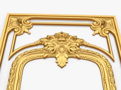 Classic decor ornament 110 3D model