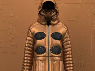 Bugatti Chiron Puffer 3D model