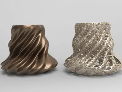 Vase Voronoi 13 3D print model