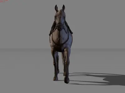 Horse Animal Low-poly 3D model