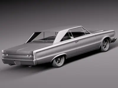 Plymouth GTX -1967 3D model