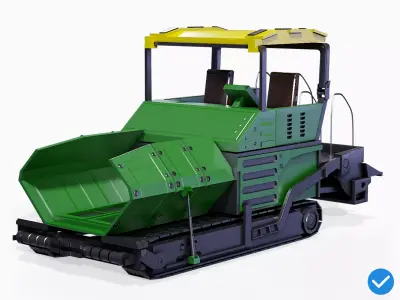 Asphalt Pawer PBR Gameready Low-poly 3D model