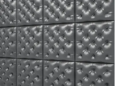 decoration wall sofa button 3D model