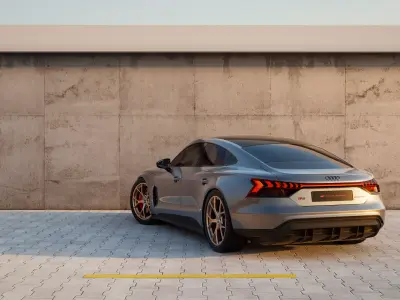 2022 Audi RS e-tron GT Scene 3D 3D model