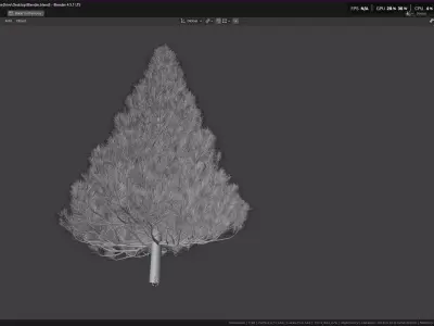 Christmas Tree PBR 3D model
