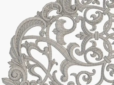 Arabic decor CNC  3D model