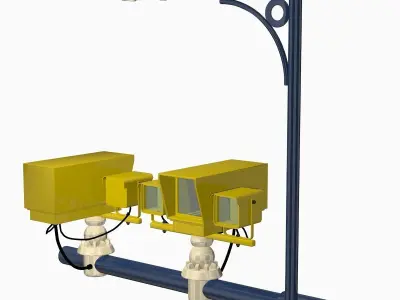 Speed Cameras 3D model
