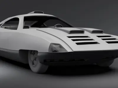 Ed Strakers Car Scale model 3D print model