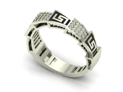 Band Ring  3D print model