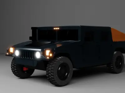 Hummer H1 3D model