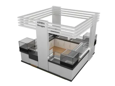Booth Exhibition Stand a335 3D model