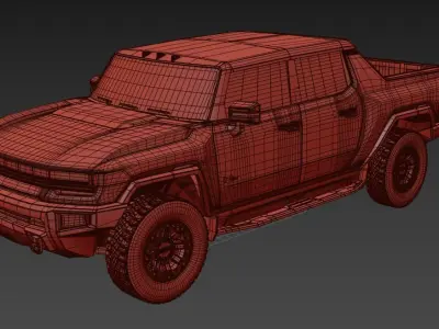 Hummer ev 3D model