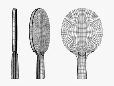 Table Tennis Paddle 3D model