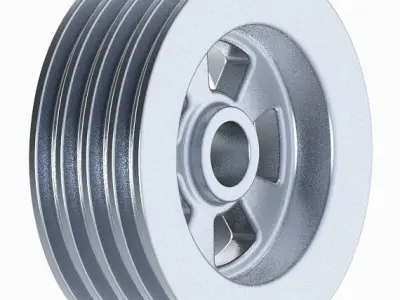 V-Belt Pulley 3D print model