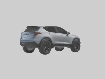 Crossover Model 1 Low-poly 3D model