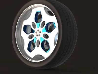 Pneumatic Tire 3D model