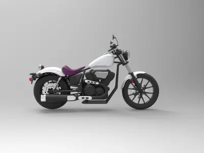 Yamaha Bolt R-Spec Heritage - Motorcycle  3D model