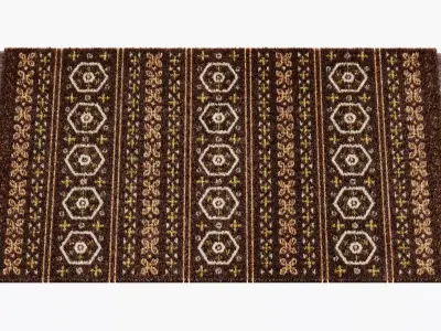 -Oriental Carpet V4- 3D model