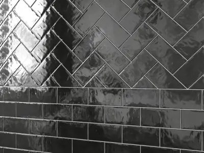 Chateau 4 x 8 Ceramic Subway Tile  3D model