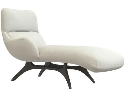  Holly Hunt Erica Chaise Lounge Vladimir Kagan 3D model
