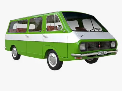 RAF bus 3D model