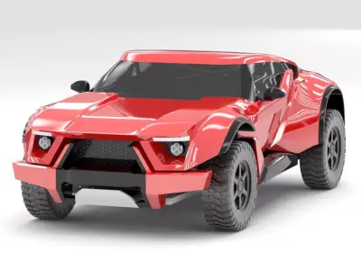 Zarooq Sand Racer 3d model vray 3ds max 3D model