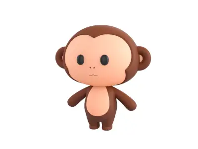 Character015 Monkey 3D model