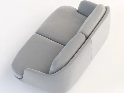 Fritzhansen Lune Sofa By Jaime Hayon 3D model