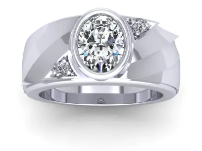 Ali-877-Ring Free 3D print model