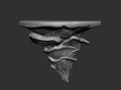 Mushroom Shelf 3D Printable Design 3D print model