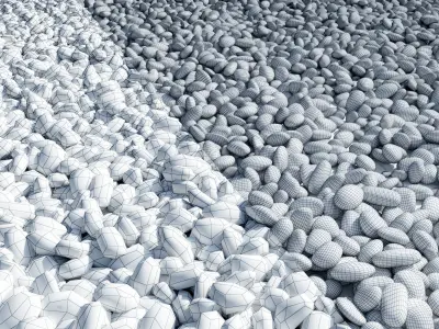 Pebbles 3D model