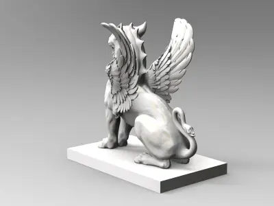 Griffin for 3d print 3D print model