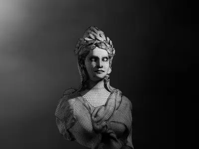 Statue of Mariana  3D model