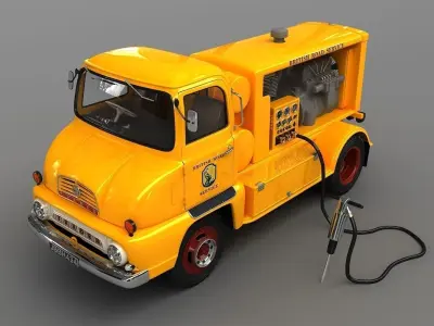 Thames Compressor Lorry 1958 3D model