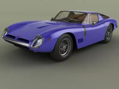 Bizzarrini 5300 GT Targa 3D model
