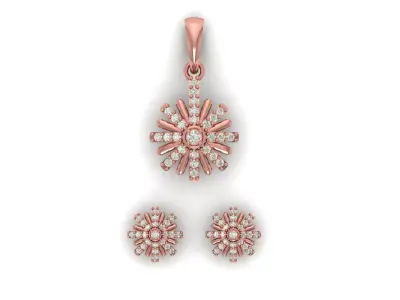Pendant Necklace 3D print model 6