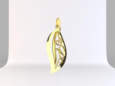 fre pendant 3D print model