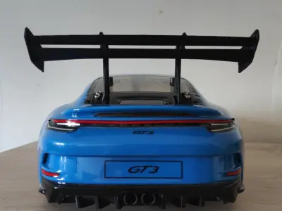 1-10 RC Porsche 911 992 GT3 RS Rear Wing TT02 Body Upgrade 3D print model