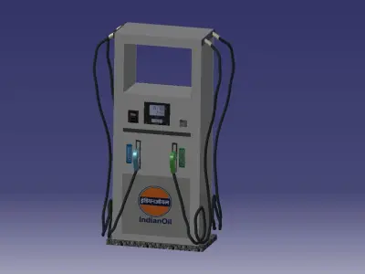 FUEL DISPENSER 3D model