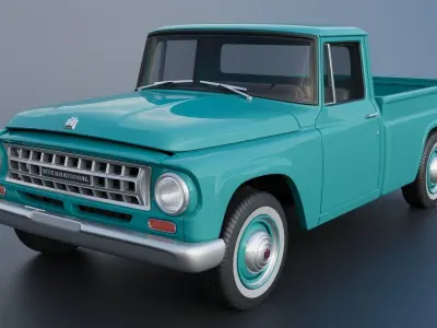 International Pickup 1964 3D print model
