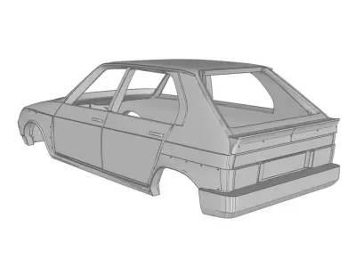 Citroen Visa Chrono 3D print model
