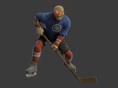 Eddie at Hockey 3D print model